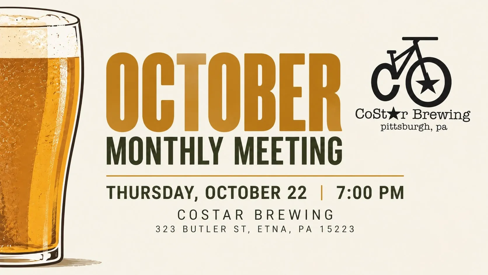 October Meeting — CoStar Brewing