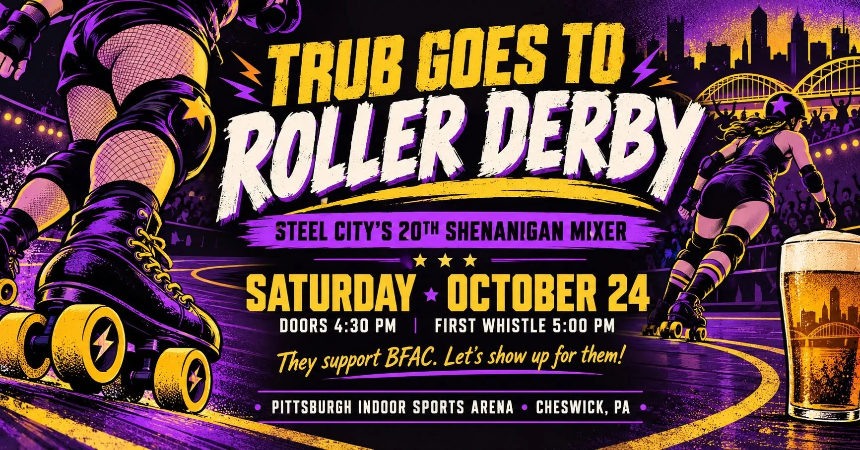 TRUB Goes to Roller Derby: 20th Shenanigan Mixer